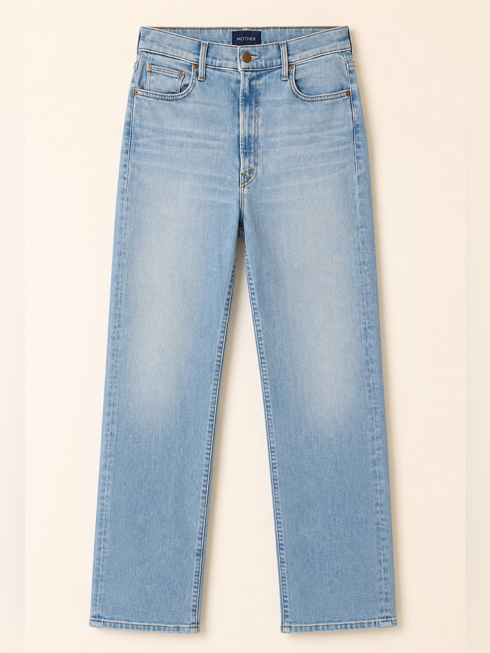 MOTHER High Waisted Rider Skimp High-Life Jeans Size 32 Light Wash
